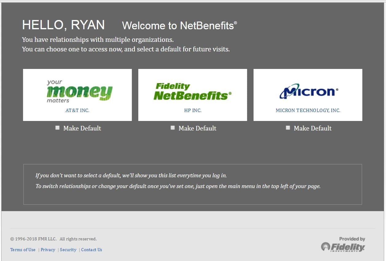 NetBenefits Login Page - Nationwide