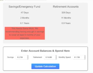 How Long Will Your Savings/Retirement Last